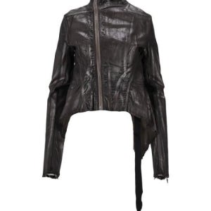 릭 오웬스 25FW 릭 오웬스 가죽 자켓 DS02E7703SBZMC 94 BRONZE Brown