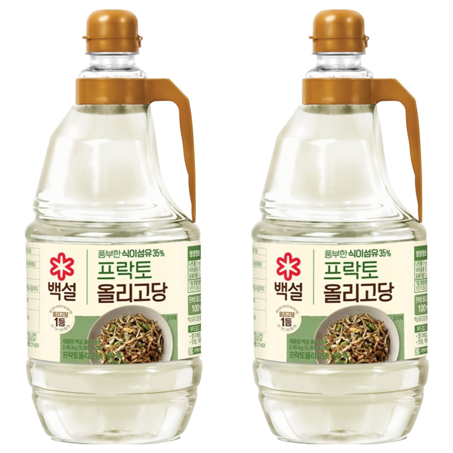 백설 <b>프락토 올리고당</b>  2.45kg  2개