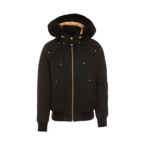 무스너클 리틀 라피드 봄버 M39MB000G 291 발리스틱 블랙 폭스 퍼 골드 메탈