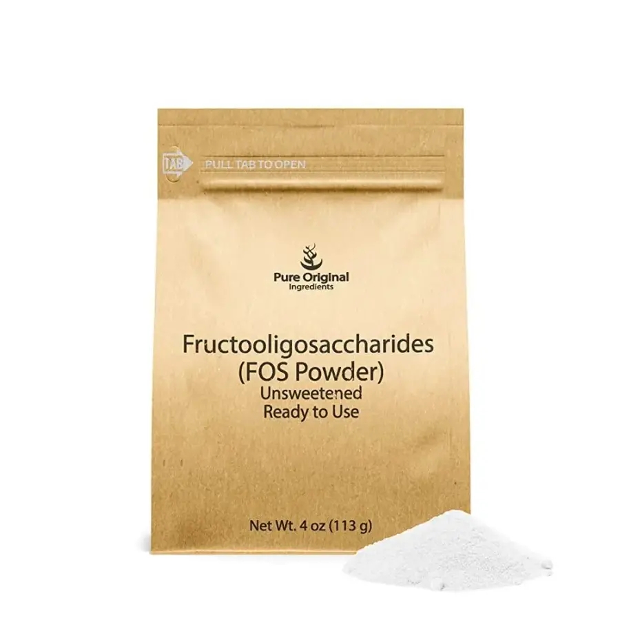 Pure Original Ingredients <b>Fructooligosaccharides</b> 113.4g(4온스), 첨가제 없음, FOS 파우더