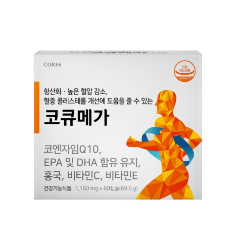 코큐메가 1160mg x 60캡슐, 3개