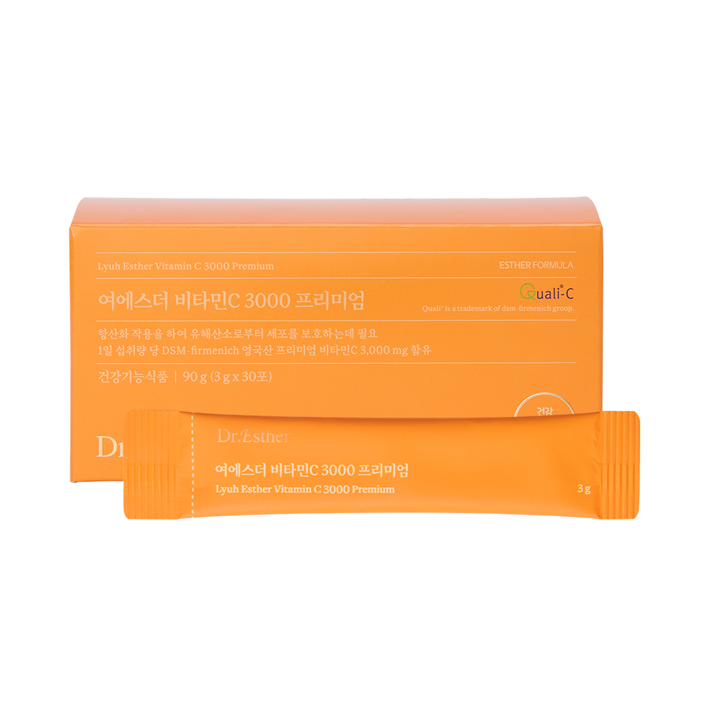 에스더포뮬러 여에스더 비타민C 3000 프리미엄 3g x 30포, 3개