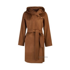 막스마라 [3%중복][카드 7% 추가할인][라벨루쏘] FW24 여성 뉴망 울 후드 코트 NEWMANG 056