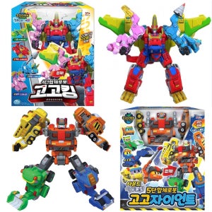 고고다이노 고고킹 고고다이노 5단 합체로봇 고고자이언트