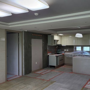 한샘 전북전주완주혁신도시 혁신호반1차 아파트 냉장고장 키큰장 한샘 플랫화이트 무광 색상