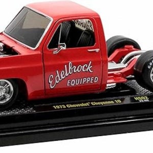 M2 Machines 1973년식 쉐보레 샤이엔 슈퍼 10 다이캐스트 자동차 모델 1/24 스케일 모형 미니어처 한정판