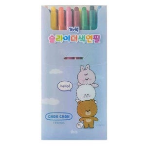 내집방 16색 색연필 블루 유치원색연필 색연필세트