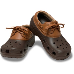 [크록스 공식몰] 클래식 보트 슈즈 커피/코냑 212022-2LE