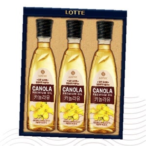 카놀라유 식용유 선물세트 명절 추석 설 선물용 가정용 주방 요리용 오일 세트 박스형