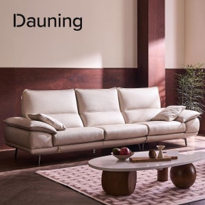 [롯데백화점] 다우닝 [다우닝] 빈체로 4인 전체 통가죽 소파 LE1220687128