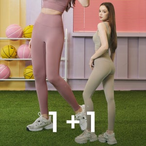 스피닝 익스트림맥스업 하이웨스트요가 레깅스 여자 1+1