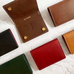 가죽공방 소가죽 카드지갑/미드나잇 월렛/ MIdnigh, 애시드 레더 스튜디오