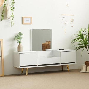 미아트 리젠우드H 씨루이 좌식 거울 화장대 1200 (23449428)