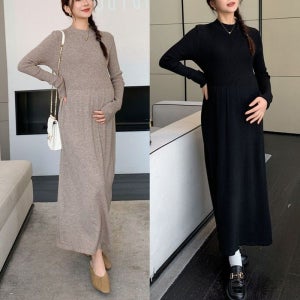 에이치플러스몰 인피니데이 임산부 임부복 만삭 원피스 겨울 임산부옷