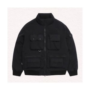 내셔널지오그래픽 NATIONALGEOGRAPHIC N254UDW110 NRN 유틸리티 봄버 구스다운 점퍼 BLACK N254UDW110099 283547