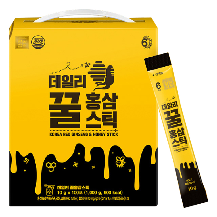 한국삼 <b>데일리 꿀홍삼스틱</b>  100회분  1개