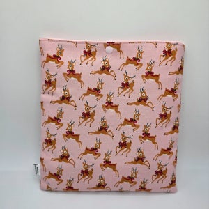 이북리더기 슬리브 7인치 , 크리스마스 루돌프 핑크, 오티오지