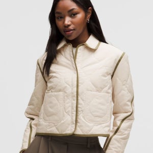 룰루레몬 여성 웨이브 퀼트 인설레이티드 셔츠 재킷