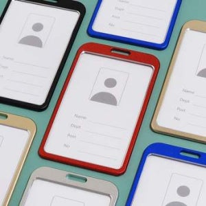 10p 카드 세로형 알루미늄 ID