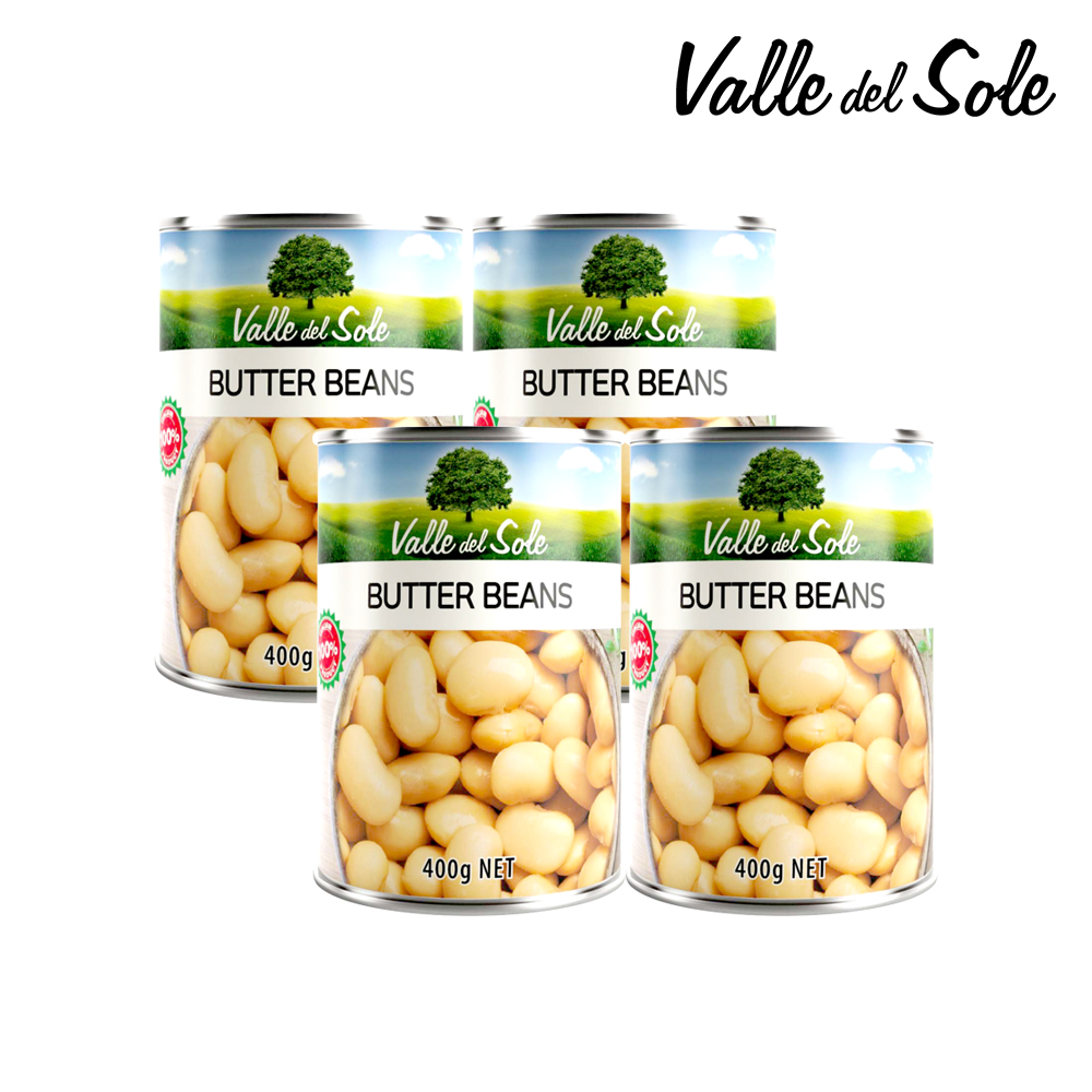 발레 델 솔레 삶은 흰강낭콩 통조림 400g, 4개