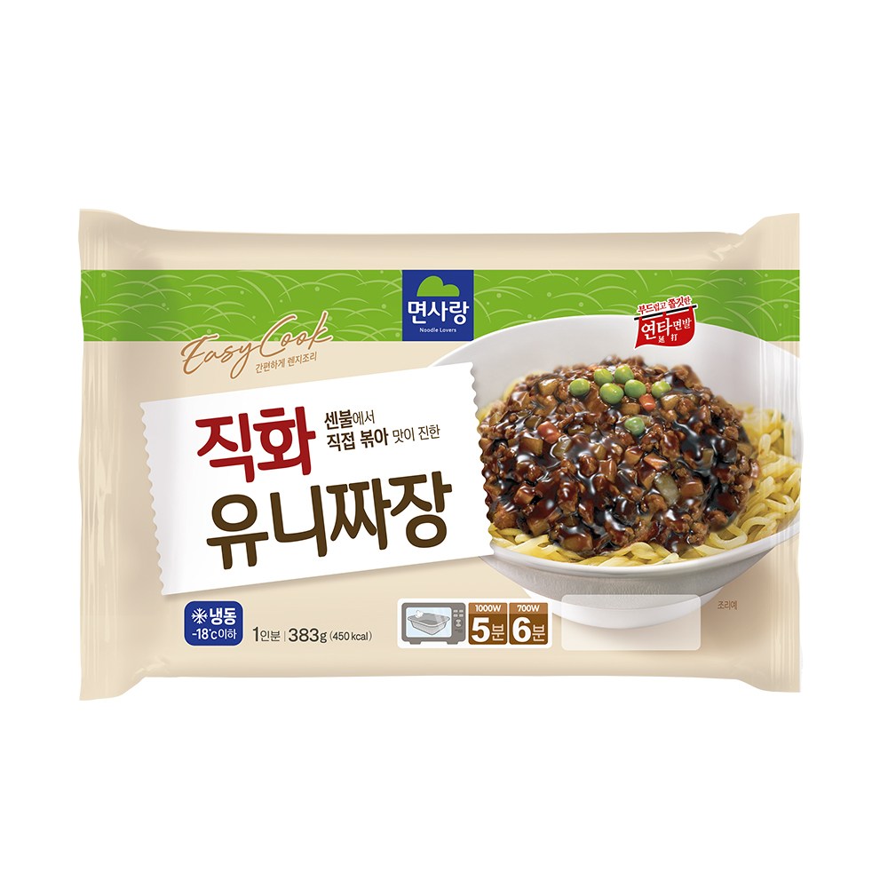 직화유니짜장 면사랑 제품 이미지