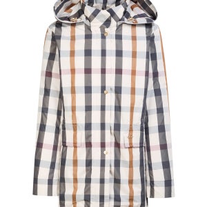 [닥스 골프 여성] 닥스 베이지 체크 점퍼 WNJU5A002I2