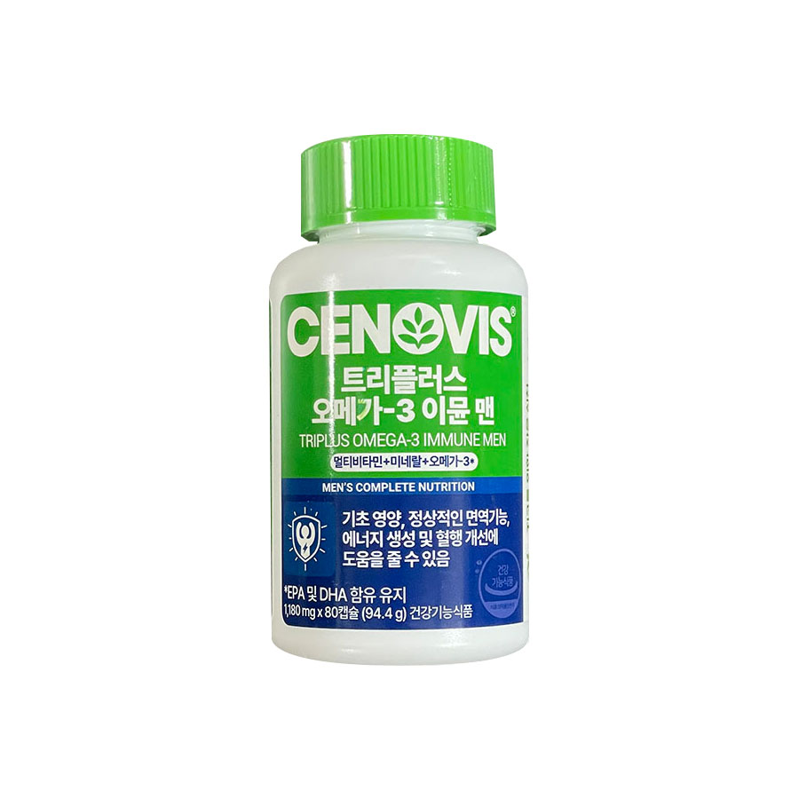 세노비스 트리플러스 오메가3 이뮨 맨 80캡슐, 1개