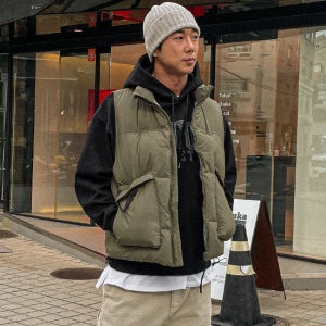 (L-4XL)티나리터 웰론조끼 359[MO 밑단스트링 빅사이즈]