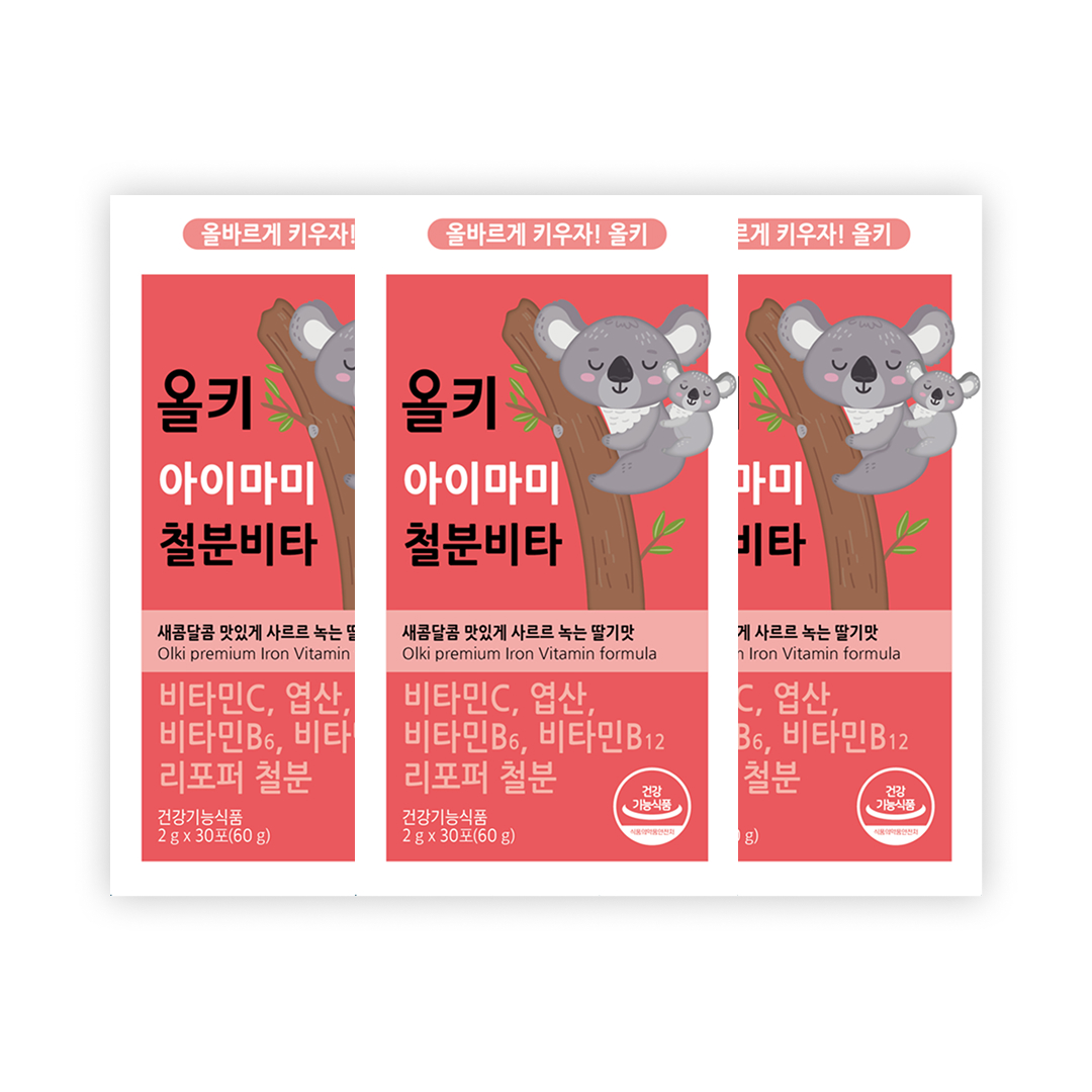 올키 아이마미 철분비타 30포, 2개