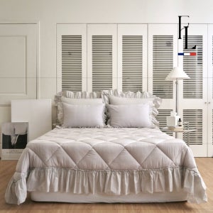 프렌치럭셔리 롱프릴 구름 패드 겸 이불 퀸