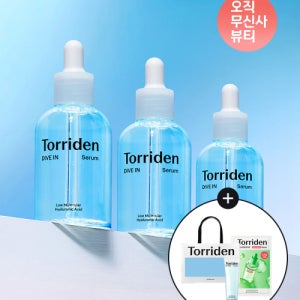 [토리든] [SET] 다이브인 저분자 히알루론산 세럼 50ml+40ml+40ml (+다이브인 세럼 20ml+시카컨트롤 마스크 1매+쇼핑백 블루) 5003373372
