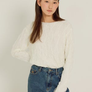 시엔느 Bless Lace Top (Cream)