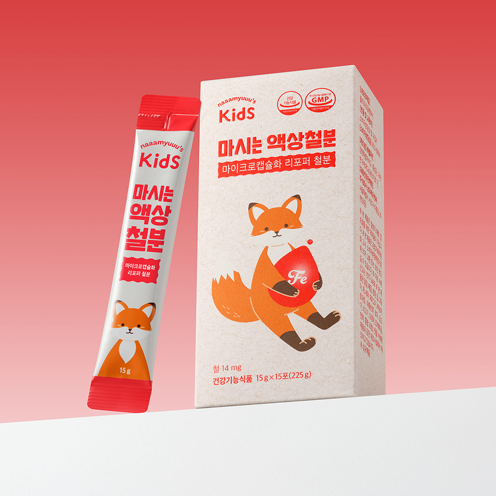 남유네 키즈 마시는 액상철분 15포, 1개