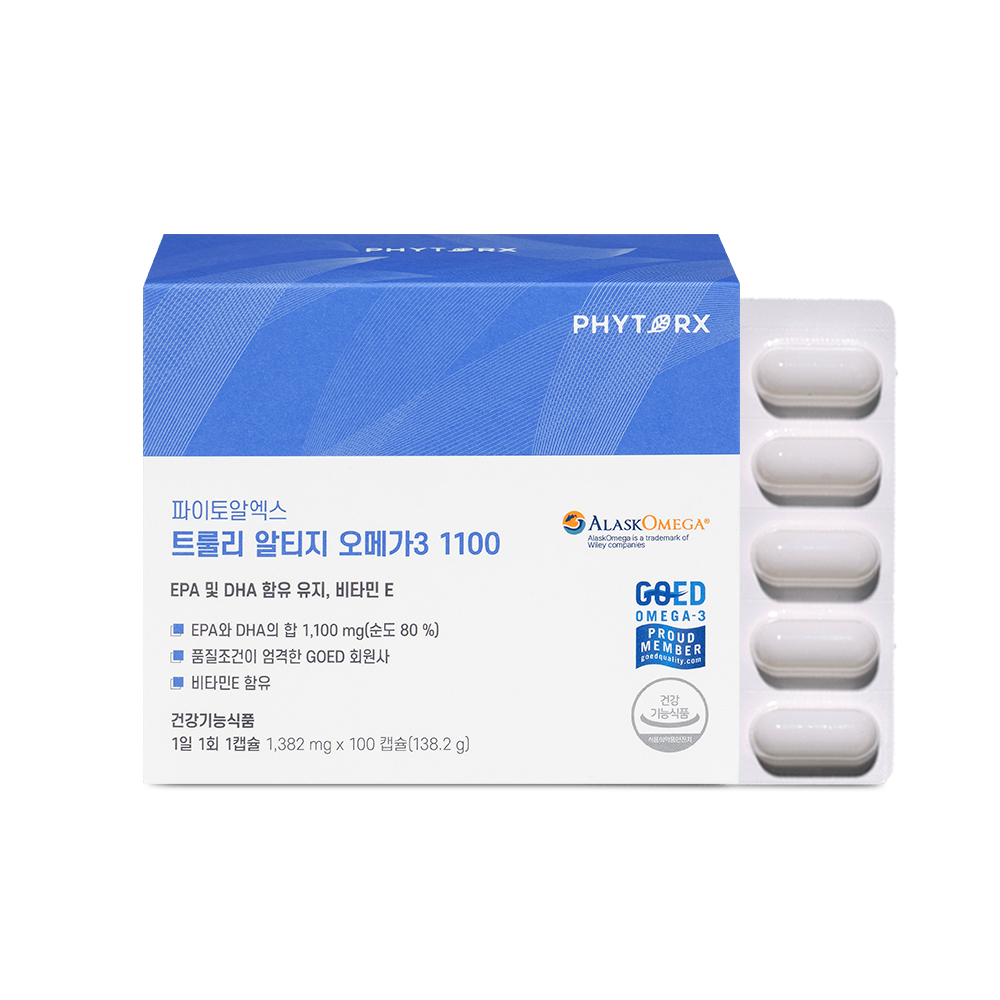 <b>파이토</b>알엑스 트룰리 알티지 <b>오메가</b>3 100캡슐, 1개