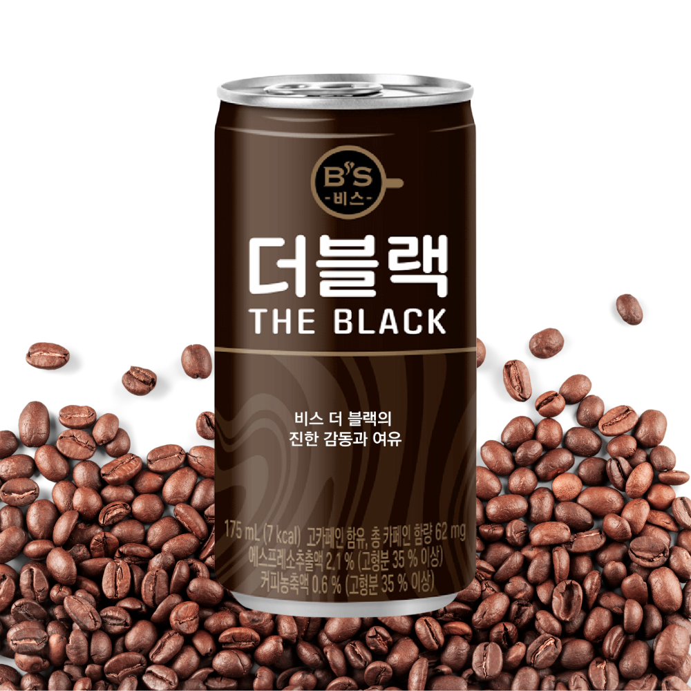대일 참맑은 비스 더블랙 캔커피