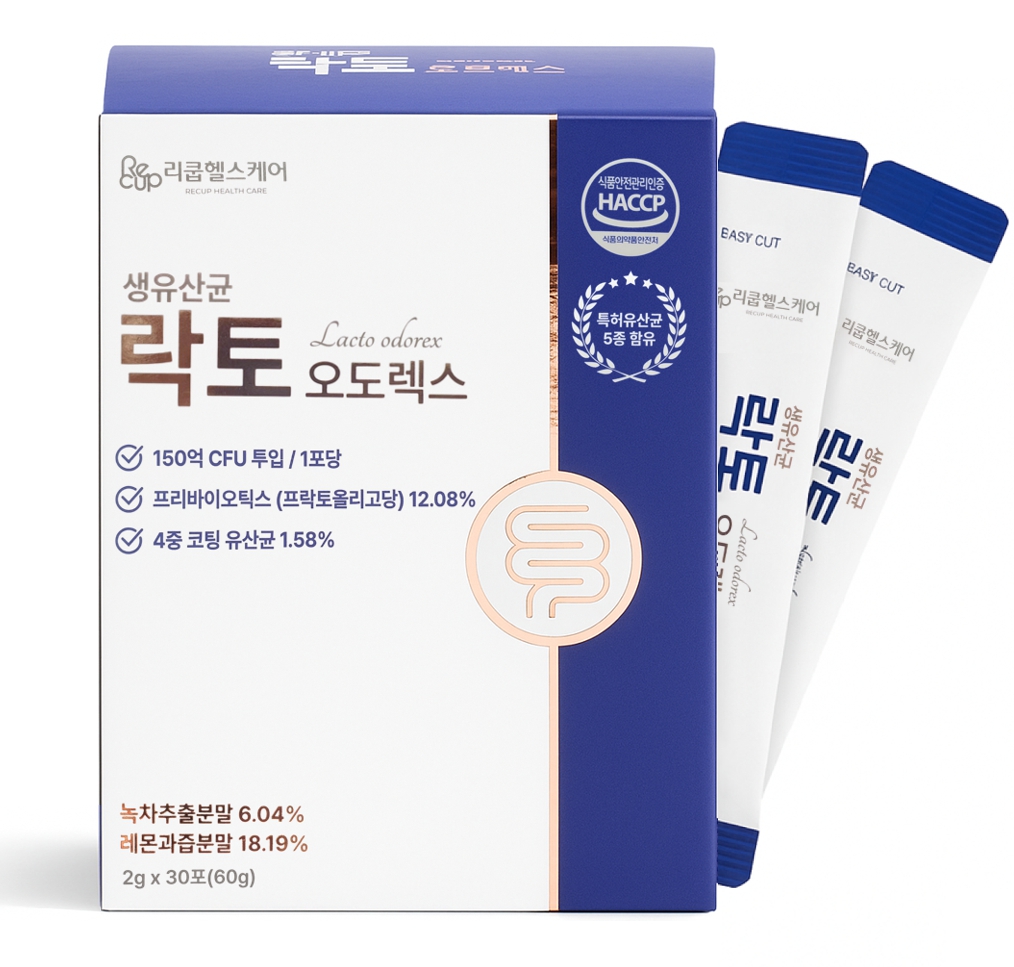 150억 생유산균 프로바이오틱스 레몬 녹차추출물 함유 30포, 1개