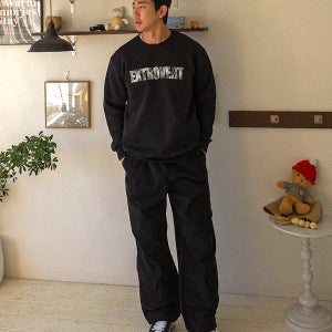 (XL-5XL)스미더스 기모맨투맨[EKU 빅사이즈 안감기모]