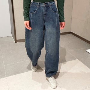 [4계절]아크커브드 데님팬츠