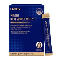 바이오로제트 락티브 메가 <b>알부민</b> 플러스 15g 30포, 4개