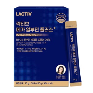 바이오로제트 락티브 메가 <b>알부민</b> 플러스 15g 30포, 4개