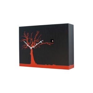 정품 프로제티,CuCuRuKu 쿠쿠루쿠 벽시계 - Black wenge Orange tree