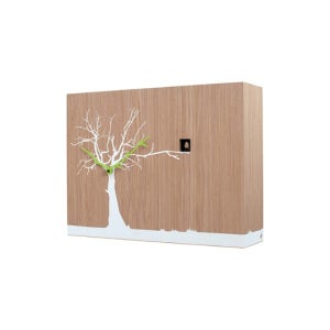 정품 프로제티,CuCuRuKu 쿠쿠루쿠 벽시계 - Oak wood White tree