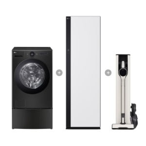 LG 트롬 오브제컬렉션 워시콤보 + LG 스타일러 + LG 코드제로 A9S KAX-M8H-48W