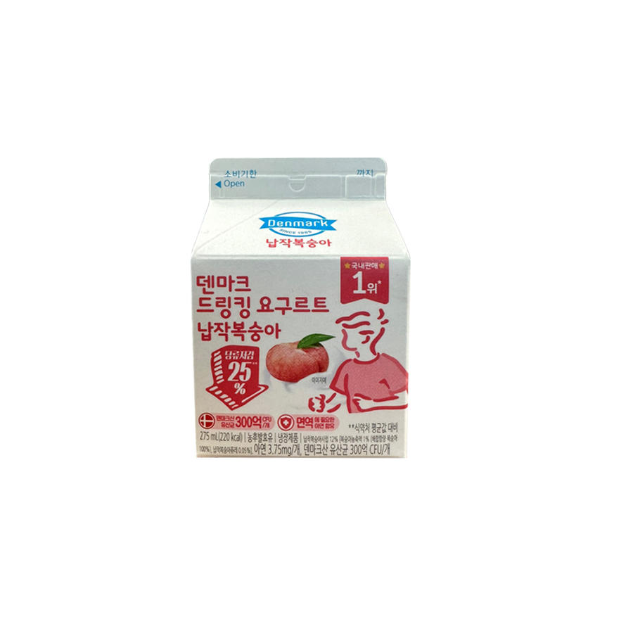 덴마크 드링킹요구르트 납작복숭아