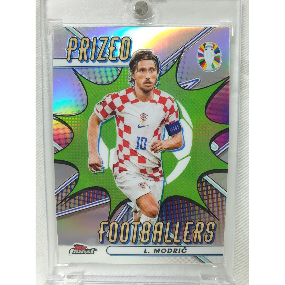 2023-24 FINEST 파이니스트 루카 모드리치 리프렉터 PRIZED FOOTBALLERS UEFA 유럽 축구 카드  1개