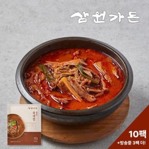 삼원가든 (방송중에만3팩더) 삼원가든 얼큰 육개장 350g*13팩