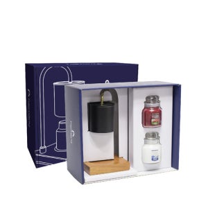 하모니 캔들워머 모던 디머우든 미니 4P SET [밝기조절] 선물포장가능 판촉물 제작 전문~생활용품~방향제/디퓨져