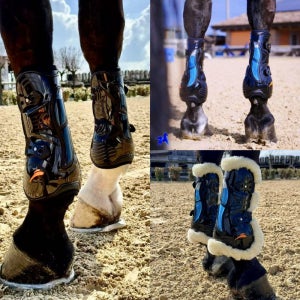 승마 훈련용 경량 레깅스 충격 흡수 장애물 국제 인증 말 레깅스 경쟁용