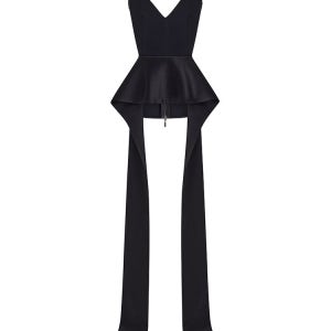 마티체브스키 블랙 새틴 프레임 보디스 TO5627/25