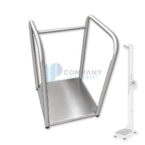 병원 요양원 신장 체중계(신장계) 전용 안전바 가이드